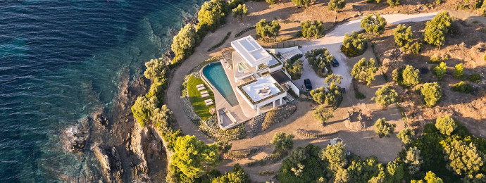 Ein Luxusurlaub in der Villa Dikoarch, Griechenland